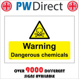 HA333 Warning Dangerous Chemicals