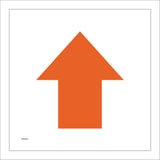 WM068E North Straight Ahead Arrow Orange Walk Ramble Hike Guide