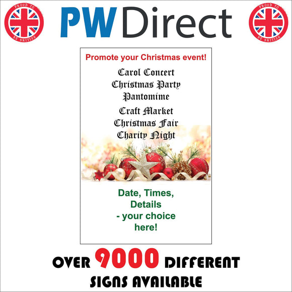 XM310 Promote Event Christmas Customise Personalise Time Date
