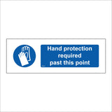 MB024 Hand Protection Required Past This Point
