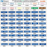 CM436 Direction Details Herer Up Ahead Arrow