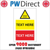 CC575 Your Text Yellow Red Box Words