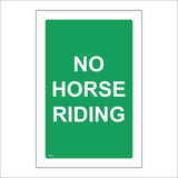 TR926 No Horse Riding
