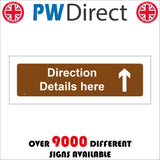 CM436 Direction Details Herer Up Ahead Arrow