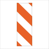 TR782 Orange White Chevron Road Marker
