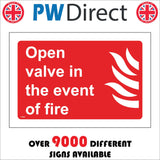 FI460 Open Valve In The Event Of Fire