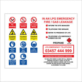 HA290 In An LPG Emergency Fire Gas Leakage Inform