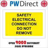 WT417 Safety Electrical Connection Do Not Remove