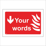 FI455 Fire Bucket  Down Left Arrow Your Words Made To Order