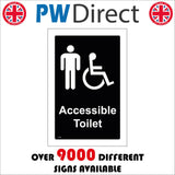 TS154 Male Disabled Accessible Wheelchair Toilet
