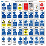 MB064 Safety Harness Must Be Worn In This Area