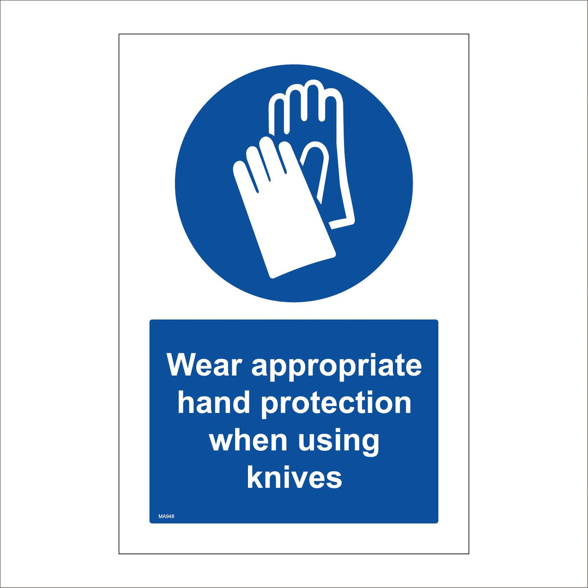 Wear Appropriate Hand Protection When Using Knives – PWDirect