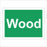 CS205 Wood Recycling Sign