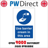 MA949 Use Barrier Cream