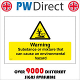 HA327 Warning Substance Mixture Can Cause Environmental Hazard
