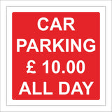 TR873 Car Parking £10 All Day