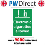 NS114 Electronic Cigarettes Allowed Permitted Authorised E-Cigs