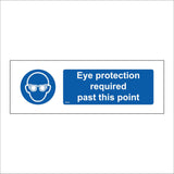 MB020 Eye Protection Required Passed This Point