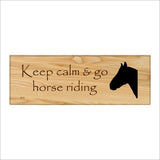 IN223 Keep Calm And Go Horse Riding