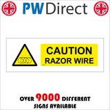 WT348 Caution Razor Wire