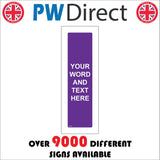 CC352G Purple Background Funky Wacky Quirky Words Text Choice