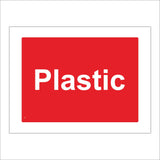 CS207 Plastic Recycling Sign