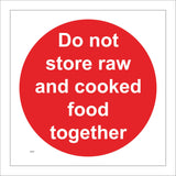 PR527 Do Not Store Raw Cooked Food Together