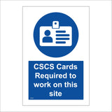 MA950 CSCS Cards Required To Work On This Site