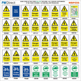 WT487 Danger Bale Stack