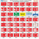 FI464 Fire Alarm Keep Area Clear