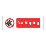 NS143 No Vaping E-Cigarettes Vapour Health