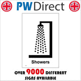 TS027 Showers Hygiene Spray Water Cleanse Black On White