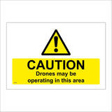WT365 Caution Drones May Be Operating In This Area