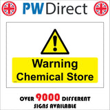HA328 Warning Chemical Store