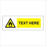 HA356 Flammable Your Text Custom Made To Order