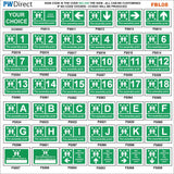 FS581 Man Diogel Safe Area Welsh English Bilingual