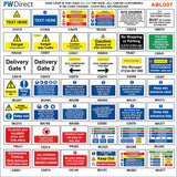 FS371 Fire Exit Left Arrow