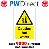 WT361 Caution Hot Water