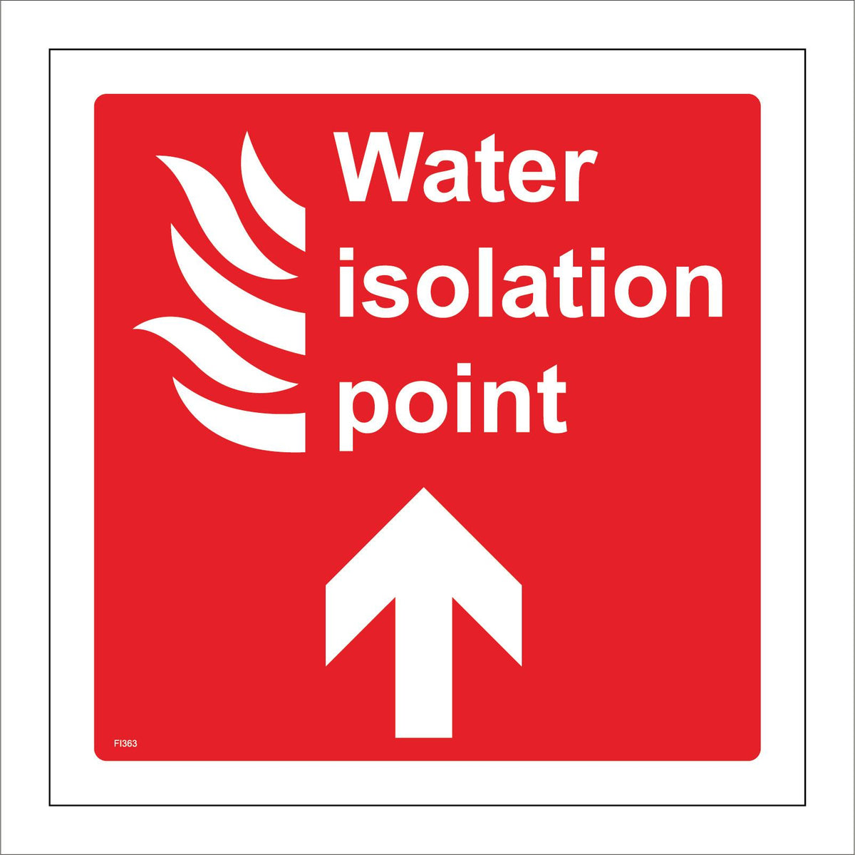 Water Isolation Point Ahead Arrow Forward Above – PWDirect