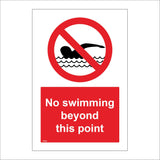 PR533 No Swimming Beyond This Point