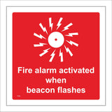 FI386 Fire Alarm Activated When Beacon Flashes
