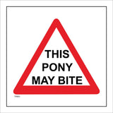 TR863 This Pony May Bite