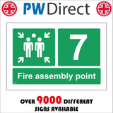 FS554 Fire Assembly Point 7