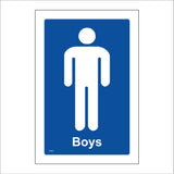 TS031 Boys Toilet White On Blue