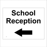 CS384 School Reception Left Arrow