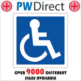 TS239 Disabled Logo Accessible Wheelchair