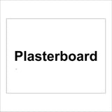CS209 Plasterboard Recycling Sign