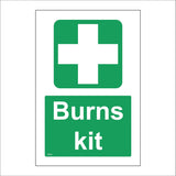 FS442 Burns Kit White On Green