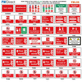 AFBL05 First Aid Responder Trauma Spill Kit Bleed Control Glasses Signs