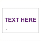 CC003G Text Words Choise Bespoke Custom Purple Quirky